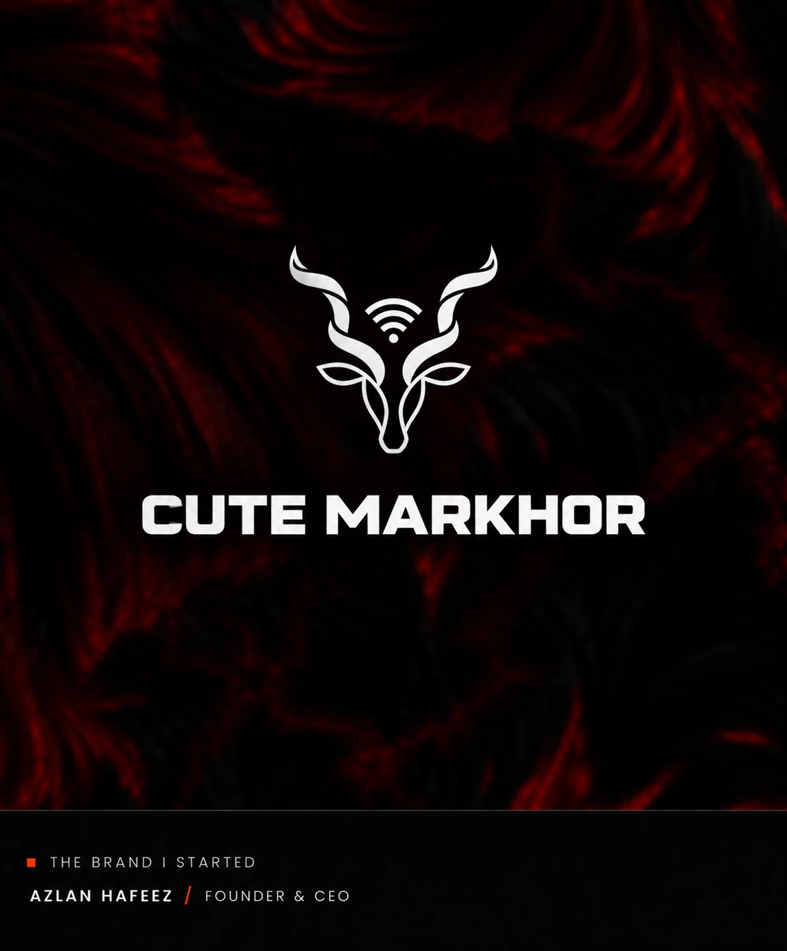 Cute Markhor logo